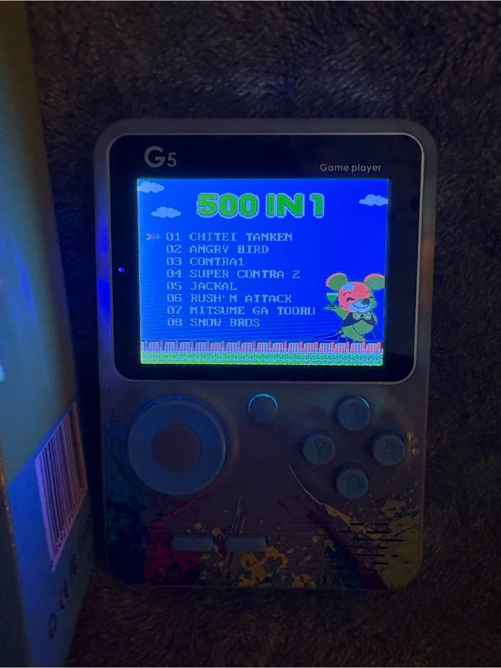 G5 Game Box Handheld Retro Gaming Console – Complete